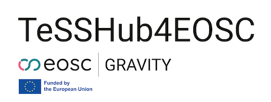 Logo for TeSSHub4EOSC